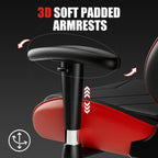 GTRACING Gaming Chair Racing Office Computer Ergonomic Video Game Chair Backrest and Seat Height Adjustable Swivel Recliner with Headrest and Lumbar Pillow Esports Chair (Red)