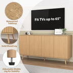 59" Sideboard Buffet Cabinet, Mid-Century Modern Console Table