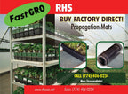 RHS Propagation Heat Mat, Spill Proof Seedling Pad, Heated Film Technology, Plant Germination Heating System, Durable Made in USA, Seed Starter 11" x 60" inches, Grow Beautiful Plants