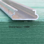 20 Set Greenhouse Lock Channel and Spring Wire,1MM Thick Aluminum Alloy Lock Channel and PVC Coated Spring Wires for Fixing Greenhouse Plastic Cover and Shade Cloth,6.6 FT,20 Set, LC20
