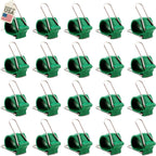 Reusable Greenhouse Clips Made in USA – Orchid Clips, Plant Support Clips & Cord Clips – Heavy-Duty, Weather-Resistant & Durable – Secure Stems, Vines, Wires, Cables, Tomato Plants – Indoor & Outdoor