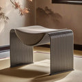 Bench for entryway with PU Leather Padded seat,Indoor midcentury end of Bed Bench,Dining Room Furniture with Metal Legs,Suitable for Entrance,Bedroom,Corridor