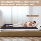 Japanese Floor Mattress - Extra Thick Foldable Twin Size Futon Mattress - Memory Foam Sleeping Pad for Adults - Tatami Mat Suitable for Camping & Guest