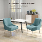 Dining Chairs Modern Style Velvet Upholstered Accent Chair Vanity Chair with Vertical Bar Tufted Chair with Silver Legs Set of 8 for Living Room,Dining Room,Bedroom