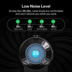 VIVOSUN Smart Air Filtration T4 Kit, 4" – Inline Duct Fan, Carbon Filter & Speed Controller for Grow Tents