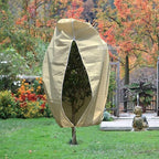 Plant Covers Freeze Protection 2.8oz 1 Pack 90"x75" Winter Tree Covers Frost Blankets for Outdoor Plants with Zipper Drawstring- Frost Cold Pest Protection for Shrubs Fruit Tree