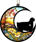Personalized Dog Memorial, Custom Name Komondor Dog Christmas Ornament with Name, Custom Breeds, Pet Loss Light Catcher, Gifts for Lovers Loss of Pet Sympathy on Mothers Day Christmas