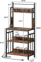 IRONCK Record Player Stand with Storage, Turntable Stand for Living Room | 2-Tier Vinyl Record Shelf with Charge Station, Record Rack Holds Up to 300+ Albums