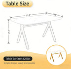 51.2 Inch Faux Marble Dining Table,Rectangular Glass Dining Table for 4-6,White Dining Room Table with Tempered Glass Tabletop and Golden Metal Legs,Luxury Dinner Table for Kitchen Apartment