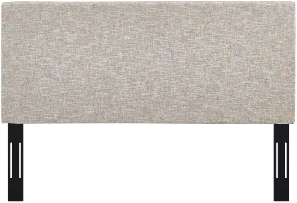 Modway Taylor Full/Queen Upholstered Linen Fabric Headboard, Beige