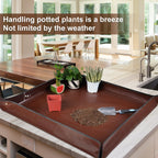 39.5"x 39.5" Extra Large Potting Mat for Indoor Plants Transplanting and Potting Soil Control-Gardening Gifts for Plant Lovers