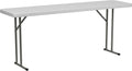 Flash Furniture 6-Foot Granite White Training Table