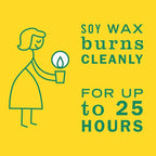 MRS. MEYER'S CLEAN DAY Soy Aromatherapy Candle, 25 Hour Burn Time, Made with Soy Wax and Essential Oils, Honeysuckle, 4.9 oz