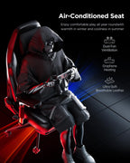 AutoFull M6 Gaming Chair, Ergonomic Office Chair with Ventilated Heating, AUTO Dynamic Tracking Lumbar Support, 6D Adjustable Armrests and Footrest