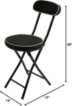Wee's Beyond Cushioned Padded Folding Stool