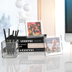 HELPLEX Picture Frames, 3 Pack 4x4 inch Acrylic Picture Frame Clear 4 x 4 Photo Frames Magnetic Picture Frames Ready for Tabletop Display, Effectively Protect Photos from Fading and Yellowing