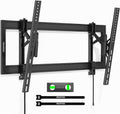 monTEK Heavy Duty Tilting TV Wall Mount for 55–105" Large TVs up to 200lbs | Tilt TV Mount,Low Profile,Swivel Adjustment,6.8" Extension, Max VESA 1000x600mm, Fits 16"/18"/24"/32" Studs,Quick Release