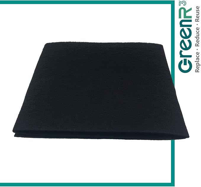 1 Pack Pass Carbon Pad 16" x 48" for Air Filter Charcoal Table Fits Air Purifier Range Hoods Oven Filter Removes Odor VOC Parts Accessories Replacement Replenishment and More