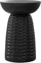 SIMPLIHOME Boyd 13" Wide Solid Wood Round End Table in Black