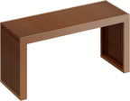 APRTAT Bamboo Dining Bench Indoor Long Entryway Shoe Rack Bench,Outdoor Modern Wood Benches 35 Inch Bamboo Bench for Living Room Hallway Bedroom Bathroom