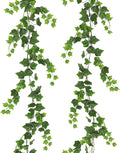 RECUTMS 2Pcs Fake Vines 74.8inch Artificial Ivy Garland Hanging Plants with Silk Leaves Greenery Decoration for Indoor Outdoor Wedding Home Kitchen Garden Office