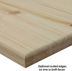 Allwood 1.18" x 30" x 48" Pine Table/Island/Counter Top (Routed Edges one face)