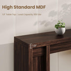 Garvee 70.9-Inch Entryway Table, Wooden Farmhouse Console Table, Thick Sofa Table Behind Couch Table, Long Console Tables for Entryway Living Room, Walnut