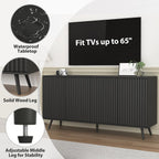 59" Sideboard Buffet Cabinet, Mid-Century Modern Console Table