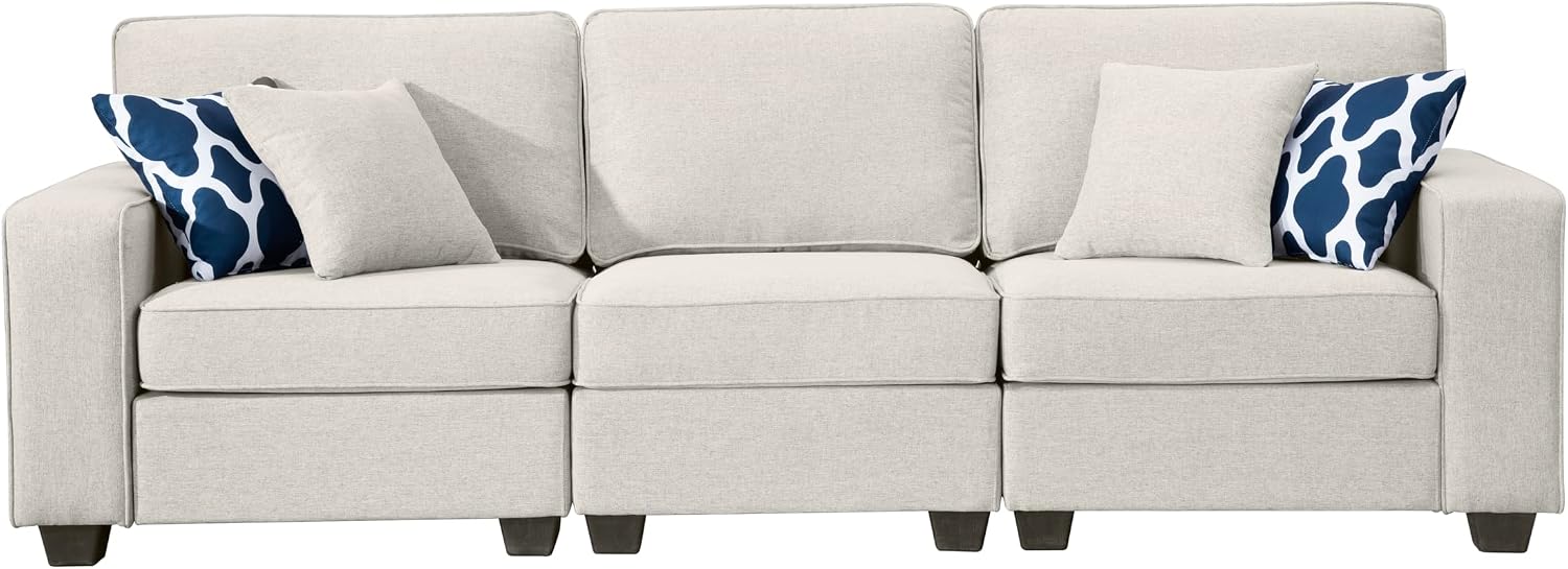 Legend Vansen Modular Sectional Sofa L Shaped Couch with Ottoman Modern Reversible Corner Sectional Couch for Living Room