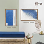 VCK 24x36 Poster Frame Set of 4 - Walnut, Gallery-Quality Wood Picture Frames, 1.1-Inch Wide Border, Polished Plexiglass, Vertical or Horizontal Wall Display for Photo/Art/Prints, Walnut