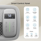 6500 Sq.Ft Energy Star Dehumidifier for Basement Home, ANDTE 120 Pints Large Room Dehumidifiers Efficient with Drain Hose & 1.32 Gal Tank, Smart Humidity Control, Touch Control Panel, Auto Defrost