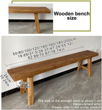 Wood Dining Bench Farmhouse Style Wooden Bench Indoor Kitchen Bench for Living Room Hallway Bedroom.(31.5x10.24x17.72in)