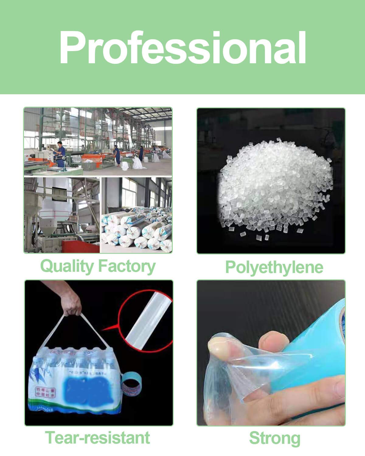 vensovo Greenhouse Covering Plastic Repair Tape - Heavy Duty Garden Green House Sheeting, Plastic Polyethylene Film Repair Tape (4"×164')