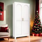 71" Pantry Cabinet, Kitchen Pantry Storage Cabinets with Adjustable Shelves,Metal Hutch for Kitchen, Dining Room, Living Room and Bathroom