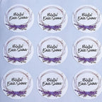 Custom Stickers for Weddings, Birthdays & Businesses - Personalized Labels with Your Logo - Waterproof, Fade and Heat Resistant - Pack of 100-1000 (Wreath N, 2.5 Inch)