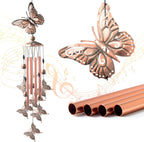 Butterfly Wind Chimes, Gift for Grandma,Birthday Gifts for mom for Daughter,Friend Gift, Aunt, Women,Gardening Decoration for Mother's Day,Christmas, Thanksgiving, Father's Day, Birthday