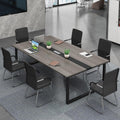 Generic Modern Office Conference Table, 63"L*31.5"W*29.1H/160*80*74cm, Wood, 6 Seater, Contemporary Style, Indoor/Outdoor Use