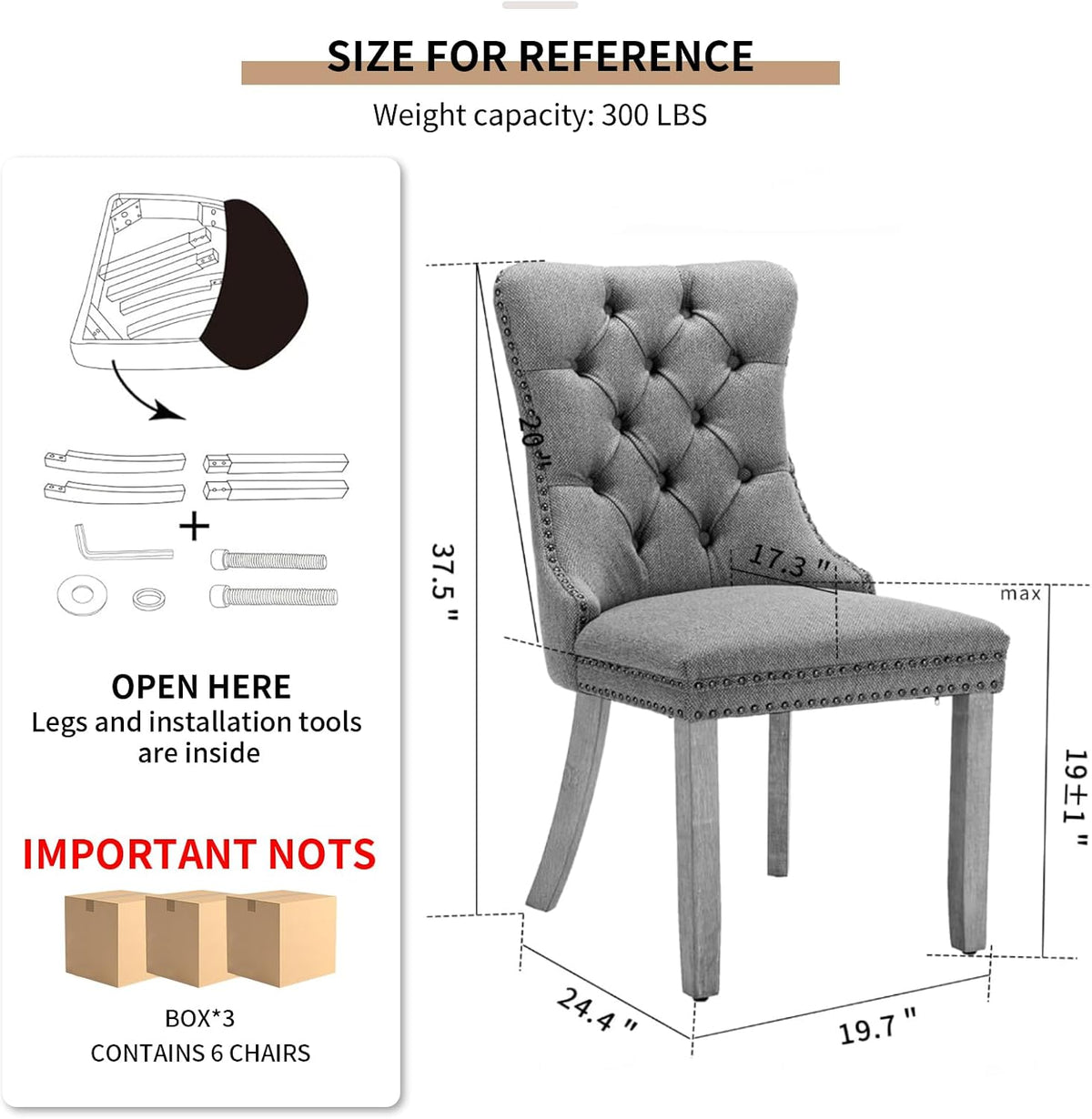 Espresso Brown Mid Century Modern Dining Chairs Set of 6, Velvet Upholstered Kitchen & Dining Room Chairs with Nailhead Trim & Solid Wood Legs, Elegant Sillas De Comedor (Coffee, 6 Pcs)