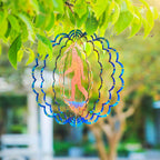 Bigfoot Wind Spinners Big Foot Sasquatch Gifts for Women/Men 12 inch 3D Stainless Steel Hanging Wind Spinner Metal Wind Catchers Kinetic Sculpture for Indoor/Outdoor Decor, Yard Art, Garden Decoration