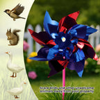 JOHOUSE 100PCS Plastic Rainbow Pinwheels for Kids - Party Favors, Garden Yard Decorations, DIY Crafts, Bird Deterrent for Outside Windmills