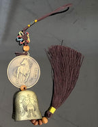 Traditional Lucky Feng Shui Wind Chime Bell Hanging Ornament Decoration for Protection Success Peace and Wealth (Horse)