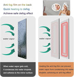 Smart Illuminated LED Bathroom Mirror，Bathroom Mirror with LED Lights，Energy-Saving LED Smart Mirrors，LED Mirror for Bathroom，with Demister Pad and Smart Touch Switch(H50*W70cm/H19.7*W27.6IN)