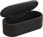 Modern Storage Bench, End of Bed Stool for Bedroom Living Room Entryway Closet