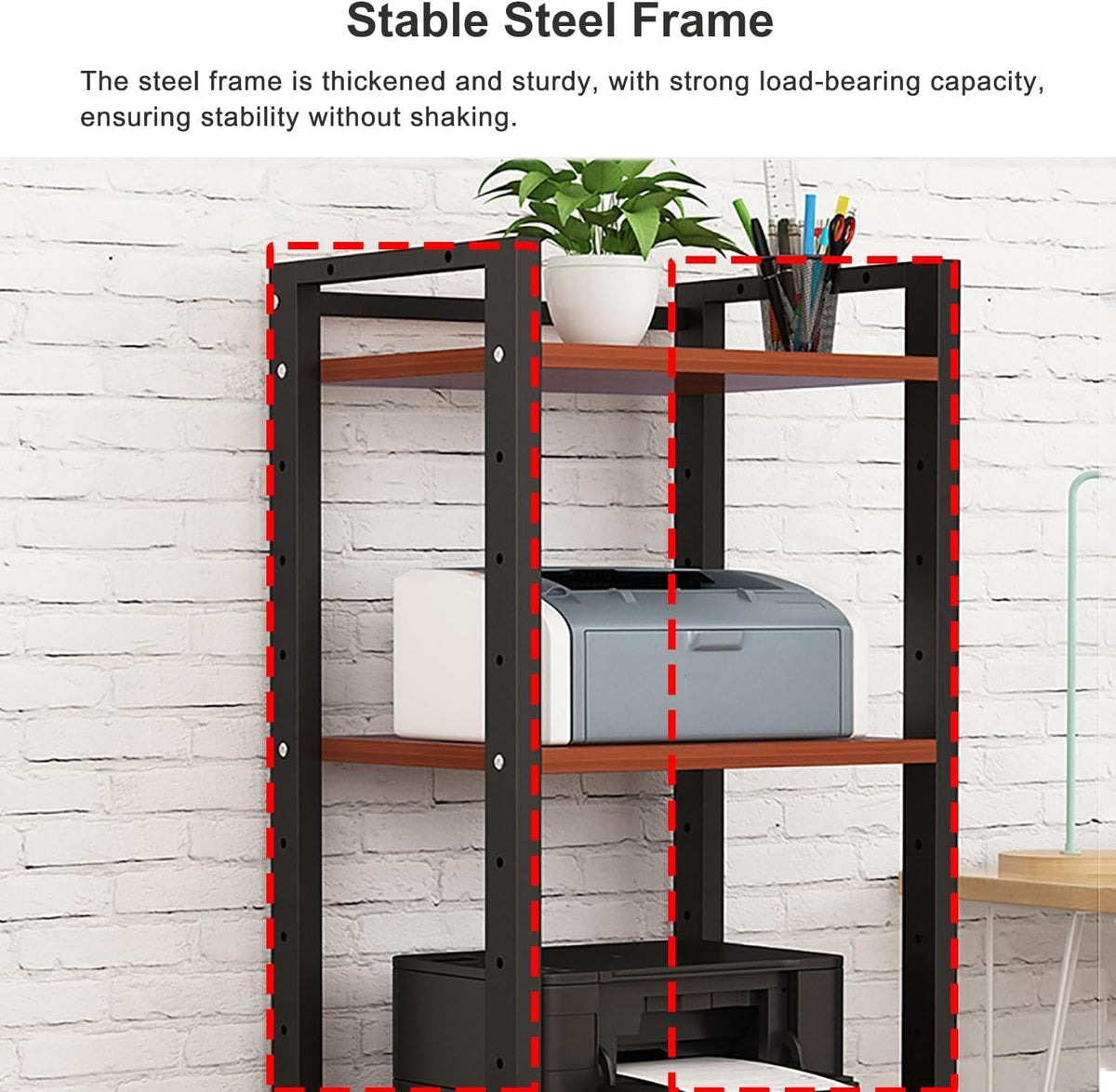 7-Tier Heavy Duty Audio Component Rack, 140cm Tall - Hifi Amplifier Rack | Audio-Video Shelving Adjustable - CD Record Player Stereo AV Receiver Equipment Cabinet Display Stand
