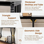 HOMISSUE Sofa Console Table, 70.9" Extra Long Sofa Table with 2-Tier Storage, Industrial Narrow Console Tables Behind Couch, Hallway Table for Entryway, Living Room, Black