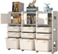 UNICOO Kids Shelves, Children Toy Organizer, Kids Bookshelf and Toy Storage for School, Bedroom, Playroom or Nursery (3 * 4)