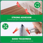 Greenhouse Repair Tape, 6.3 mil Thickness Greenhouse Plastic Tape, Clear UV Resistant Greenhouse Sheeting Coverings Film Tape(2inX213ft)