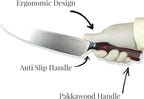 8 Inch Chef Knife - Professional Japanese Chef Knife with High Carbon Stainless Steel Sharp Blade and Ergonomic Comfortable Handle for Chopping, Mincing, Dicing and Slicing, Premium Gift Box
