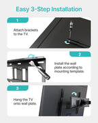 Pegzone Full Motion TV Wall Mount for 37-90 Inch TVs up to 132lbs | Swivel Tilt Extension Heavy Duty TV Bracket with Articulating Arms, Pre-Assembled Mount, Max 16" Wood Studs, VESA 600x400mm
