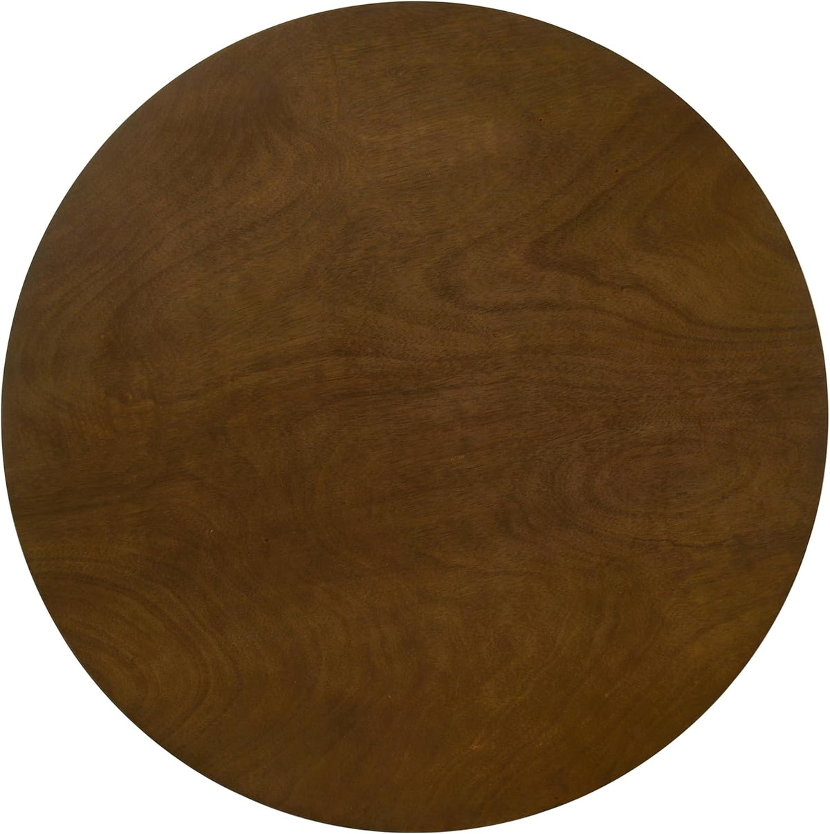 Roundhill Furniture Arnott Round Dining Table, Walnut Finish